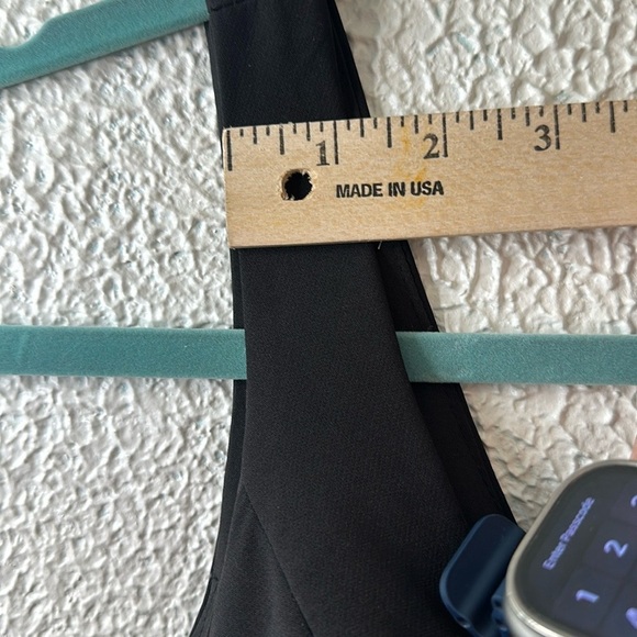 Black Sleeveless V-Neck Cocktail Mini Dress - Picture 8 of 15